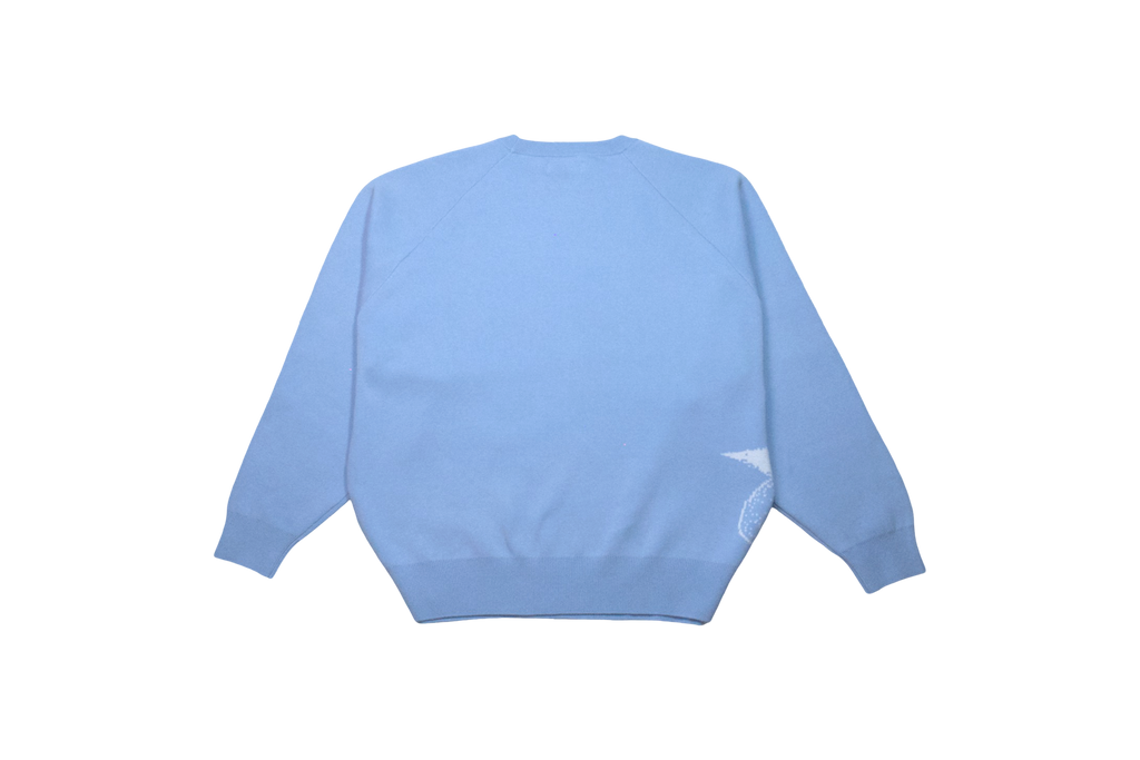 Baby Blue Knitted Sweater