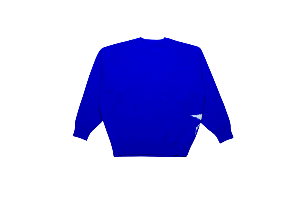 Royal Blue Knitted Sweater