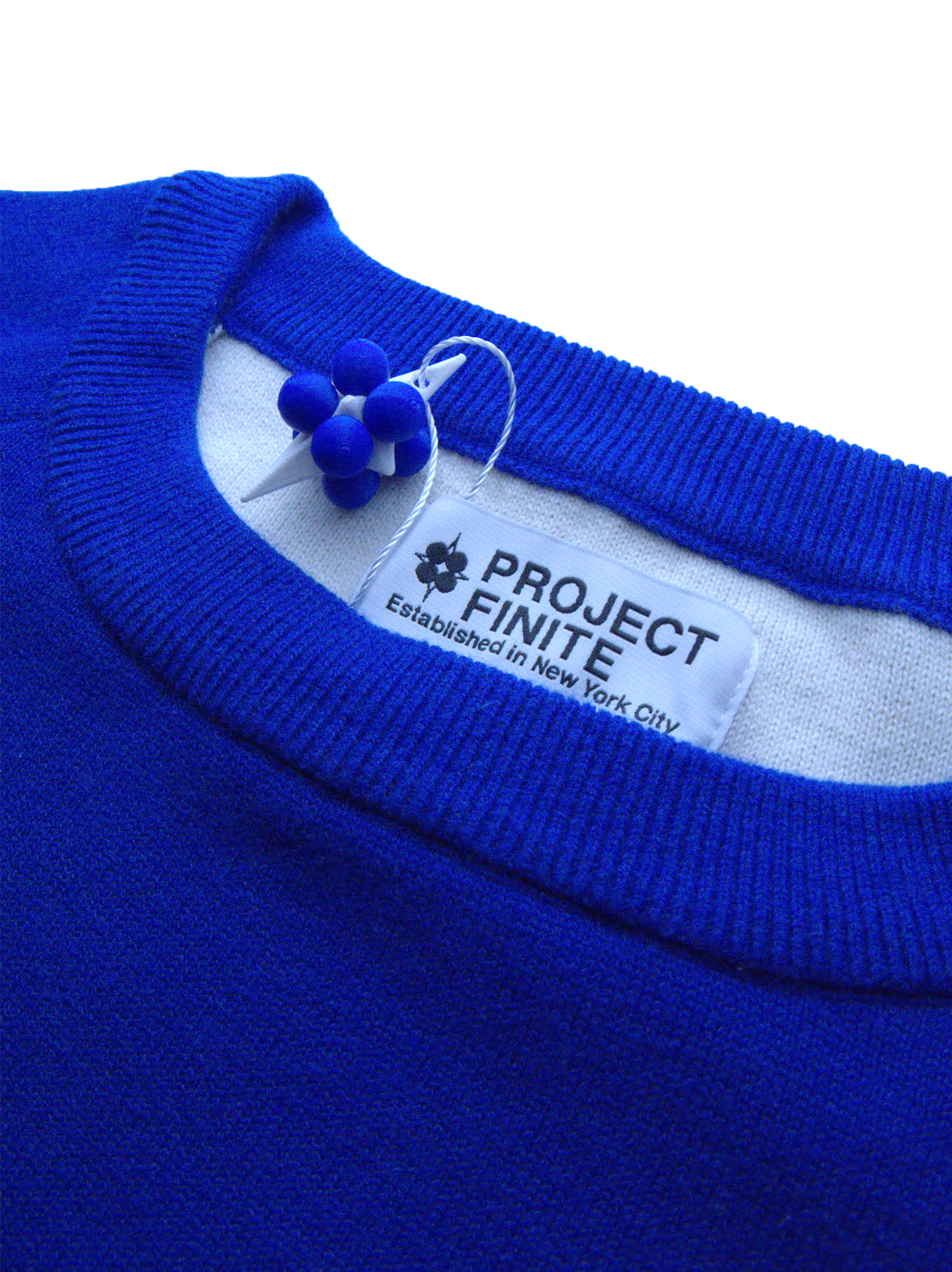 Royal Blue Knitted Sweater