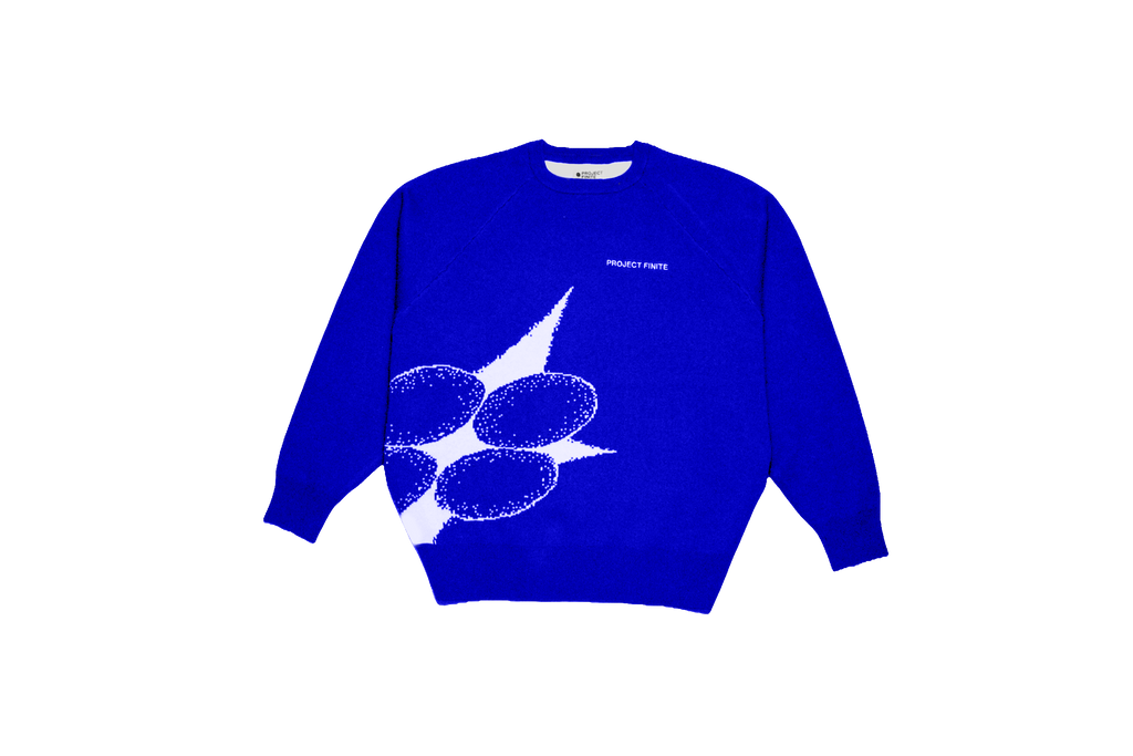 Royal Blue Knitted Sweater